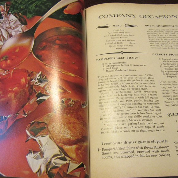 🍞🥚🥐 Vintage 1960's "BHG Jiffy Cooking" Cookbook - HC - Picture 8 of 11